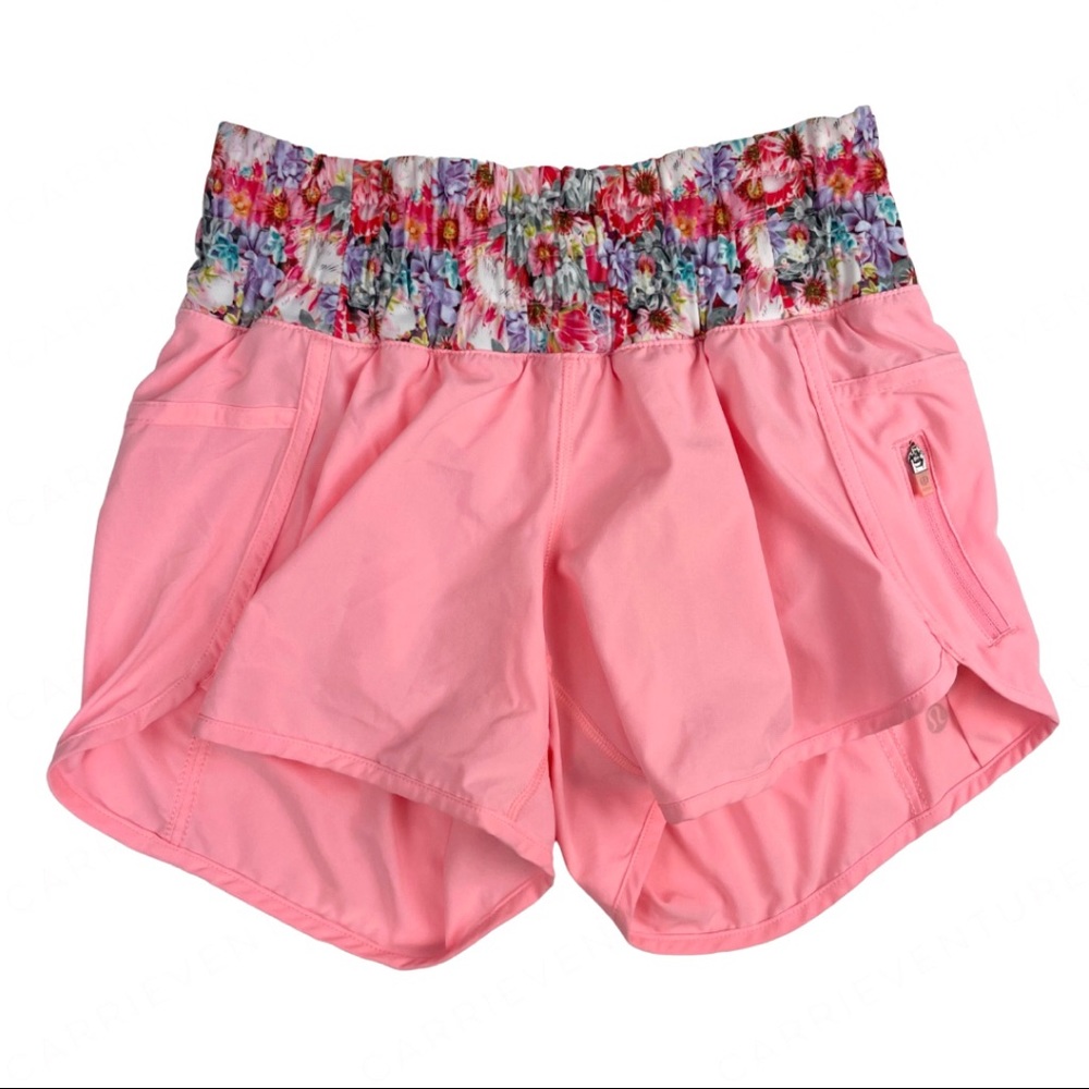 Lululemon Tracker Short Flowabunga Bleached Coral